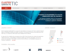 Tablet Screenshot of clusterticsantafe.org